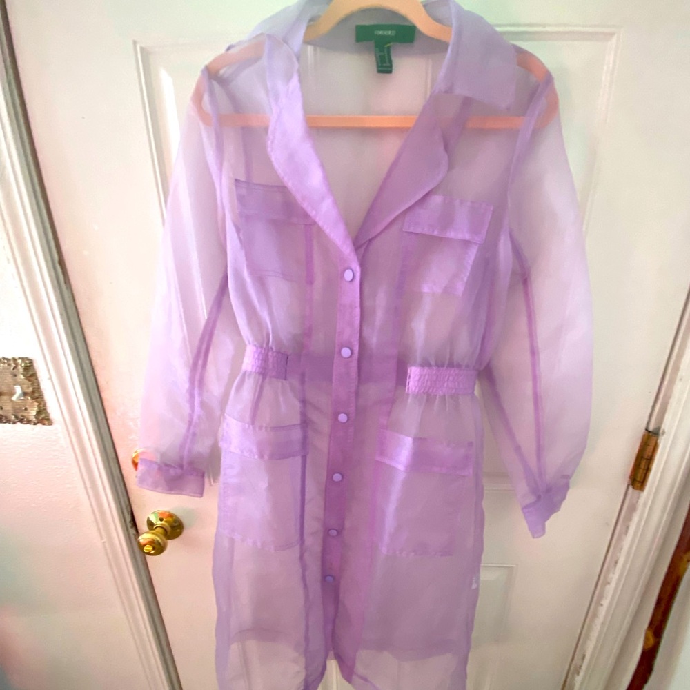Lanvender sheer dress